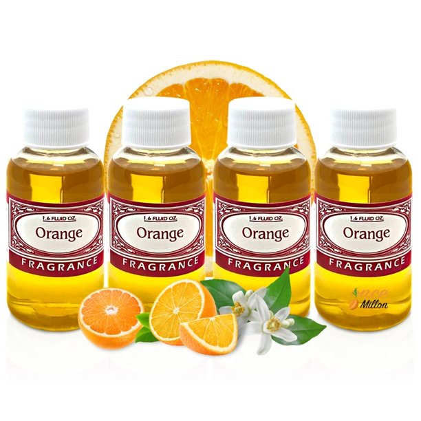 Concentrated Orange Scented Oil 2.0 fl oz Fragrance 4 Pack for Use in