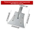 thumbnail image 2 of Wmhnj Pala quitanieves de metal resistente de 517 g, herramienta para romper el hielo, pala para quitar nieve en invierno al aire libre con mango ergonmico para quitar nieve gruesa., 2 of 9
