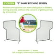 thumbnail image 2 of Champion Sports Z Baseball Pitching Screen - Reversible Design Baseball Pitching Screen for Versatility and Safety - Baseball Pitching Screen Easy Setup and Enhanced Protection, 2 of 6