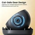 thumbnail image 2 of Self Cleaning Litter Box, 95 L Automatic Cat Litter Box Self Cleaning for Multiple Cats, with Safety Protection, App Control,1 Roll Garbage Bags,White & Grey, 2 of 7