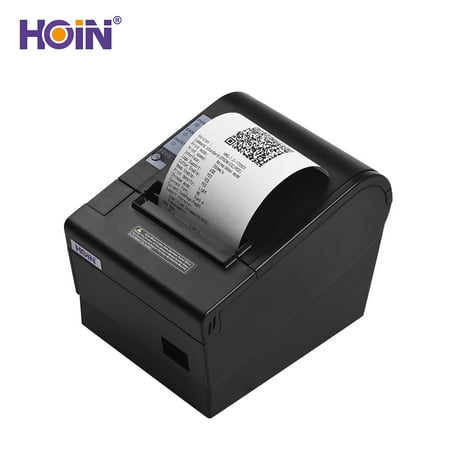 HOIN 80mm USB Thermal Receipt POS Printer Auto Cutter High Speed Printer Clear Printing Compatible with ESC/POS Print Commands for Supermarket Store Home (Best Printer For The Money)