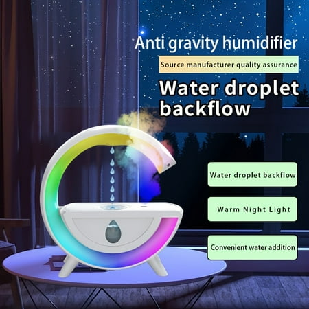 

XTMPMY High-tech Anti-gravity Humidifier with Colorful Light Visualization Water Tank - Plug And Play One-button Switch Machine Ideal for All Seasons