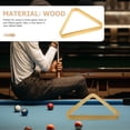 thumbnail image 4 of OUNONA Golden Billiard Triangle Frame for Pool Ball Storage and Stable Game Room Accessory, 4 of 8