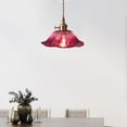thumbnail image 6 of Stgfyxgs Flower Pendant Light Flower Glass Hanging Lamp, Ceiling Lamp, Minimalist ,Small Chandelier Flower Chandelier, for Living Room violet, 6 of 9