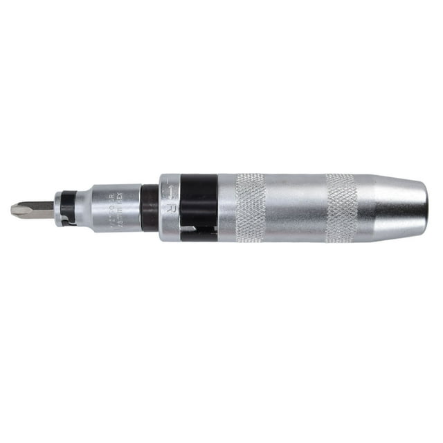 Acier au Chrome Tungstène, Ensemble de Perceuse à Percussion Réversible à Tête Carrée de 1/2 Po avec Adaptateur Hexagonal de 8 mm, Embouts de 12 Pcs (Fente/hex/croix), Poignée de 5,7 Po, à Marteau pour Enlever les Vis Rouillées à la Maison/en Voiture