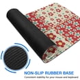 thumbnail image 6 of Long Mouse Pads for Desk,Pioneer Flower Floral Print Pattern Desk Mats on Top Of Desks, Desk Mouse Pad Extra Large with 3mm Non-Slip Base and Stitched Edge for Gaming,Office,Work,Home 31.5"x11.8", 6 of 6