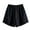 Black, variant on QATAINLAV Womens Casual Linen Bermuda Shorts Summer Loose High Waist Workout Shorts Basic Solid Color Wide Leg Shorts 2024 Beach Shorts with Pockets Ofertas Flash Del Dia Premium Hoy Black XXL