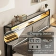 thumbnail image 6 of Veanerwood Queen Platform Bed Frame with Headboard, LED Lights and Power Strip, for Adult, 6 of 8