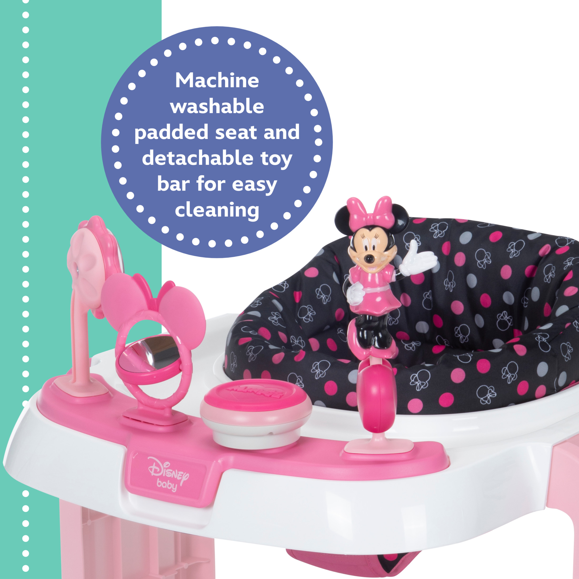Disney Baby Ready, Set, Walk DX Walker, Modern Minnie photo 6