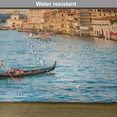 thumbnail image 6 of Ambesonne Venice Place Mats Set of 4, Canal Grande Italy Image, Standard Size, Sky Blue Champagne, 6 of 6