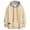 Beige, variant on SRZYMJ Mens Hoodie Men's Casual Plus Size Pullover Hoodie with Front Pockets for Travel and Outdoor Activities in Cool