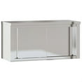 thumbnail image 2 of vidaXL Kitchen Wall Cabinet with Shelf Storage Restaurant Stainless Steel, 2 of 2
