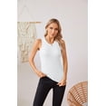 thumbnail image 2 of Camiseta sin mangas VICHYIE Summer Cami Basic White para mujer, 2 of 7