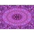 thumbnail image 1 of Ahgly Company Machine Washable Indoor Rectangle Transitional Bright Neon Pink Purple Area Rugs, 6' x 9', 1 of 7