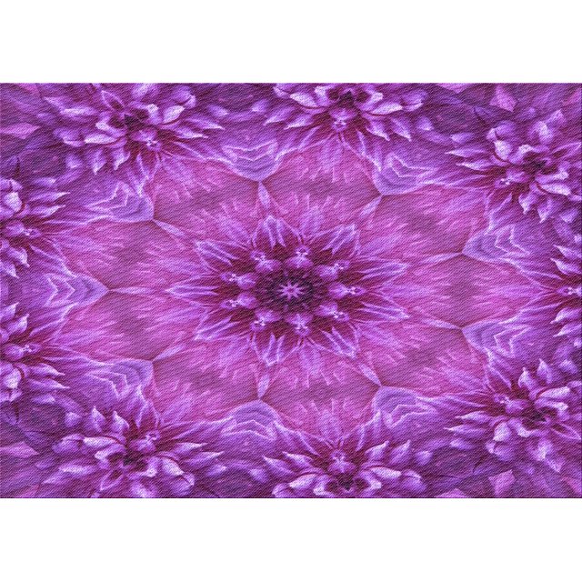 Ahgly Company Machine Washable Indoor Rectangle Transitional Bright Neon Pink Purple Area Rugs, 2' x 3'