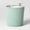 Teal Green, variant on Quilted  Storage Basket - Polyester Canvas Bin with Handles, Contemporary Style