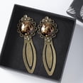 thumbnail image 3 of Easter Elegant Vintage Copper-Colored Lace Bookmarks, Set of 2, Stainless Steel Book Accessories for Readers and Book Lovers, 3 of 5