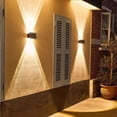 thumbnail image 5 of Aplique Solar de Pared para Exteriores, Impermeable, para Decoración de Jardín, Luces de Pared Hacia Arriba y Hacia Abajo, Impermeable, para Bañador de Pared Externo, Lámpara Solar, 5 of 5