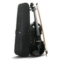 thumbnail image 2 of Ktaxon 4/4 Natural Wood Violin Kit for Beginners, Student, with Case, Rosin, Shoulder Rest, Bow, Strings, Black, 2 of 6