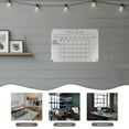thumbnail image 3 of WynBing 1 Set Acrylic Monthly and Weekly Plan Board Clear Dry Erase Board Calendar for Office Kitchen Fridge, 3 of 6