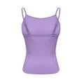 thumbnail image 6 of Mrat Womens Loose Tank Tops Fashion Women Solid Round Neck Sleeveless Camisole Tank Tops Summer Clothes Dressy Tank Tops for Women S-46 Purple XXL, 6 of 6