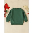 thumbnail image 3 of Toddler Baby Boys Girls Christmas Clothes Funny Letter Print Sweatshirt Tops Xmas Baby Christmas Clothes Pullover Shirt 1-5T, 3 of 7