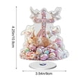 thumbnail image 3 of Easter Decorations 2D Flat Acrylic Desktop Rotating Ornament Desktop Decoration Easter Theme Decoration Accessories, 3 of 9