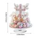 thumbnail image 3 of CaiYueKe Easter Decorations Rotating Acrylic Desktop Ornament Holiday Home Decor Spring Tabletop Decoration Gift for Party Festival Themed Accessories, 3 of 9