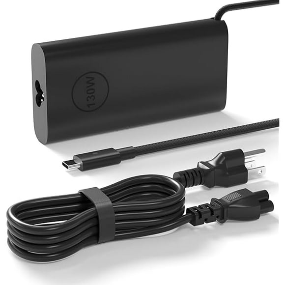 wonima11 130W USB C Charger Compatible with Dell Inspiron 16 2-in-1 7640 7630 7620 14 7430 7440 2-in-1 and Alienware X14 R1 R2 M17 R3 Slim AC Power Adapter