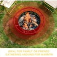 thumbnail image 5 of Verdeluxe 38” Wood Burning Fire Pits for Outside,3-in-1 Fire Pit with Grill, Spark Screen & Fire Poker,Outdoor Firepit Table with Swivel Cooking Grate for Yard BBQ Bonfire Patio Camping (38 inch), 5 of 17