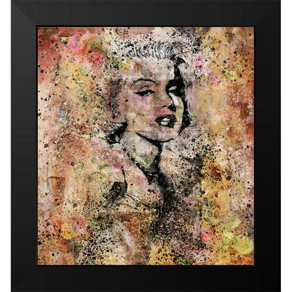 Wiley, Marta 12x13 Black Modern Framed Museum Art Print Titled - Marilyn Monroe II