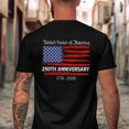 thumbnail image 4 of Havenx 4th Of July Shirts for Men Short Sleeve Crewneck Shirts American Flag Design T-Shirt 1776–2026 Patriotic Independence Day Top,Black M, 4 of 4