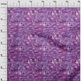 thumbnail image 3 of oneOone Cotton Cambric Purple Fabric Ocean Underwater Life Craft Projects Decor Fabric Printed By The Yard 42 Inch Wide, 3 of 4