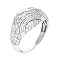 thumbnail image 3 of Vir Jewels 1 CTTW Lab Grown Diamond Ring in Sterling Silver Female Adult, 3 of 6