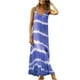 thumbnail image 1 of Vestido largo sin mangas con cuello en V y estampado informal de verano para mujer con estilo OAVQHLG3B Store  lin121212, 1 of 5