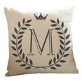 thumbnail image 1 of Cartoon Fashion English Letters Print Sofa Pillow Cushion Cover Home Decoration, multi-coloured, M, 1 of 5