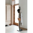 thumbnail image 2 of Pillar Coat Rack Black/Walnut, 2 of 3