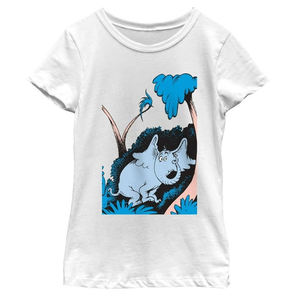 Girl's Dr. Seuss Horton Hears a Who Poster Graphic T-Shirt