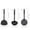 A, variant on 3Pcs Nylon Spatulas Spoon Strainer Set for Nonstick Cookware, Heat Resistant Kitchen Utensils, Cat Shape Design, Ergonomic Handle for Baking, Mixing, And Cooking, Safe for Coated Pots, 1 × Spoon