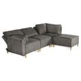 thumbnail image 4 of Sala Modular Makora Morelli Memory Foam Oxford Chenille De 4 módulos, 4 of 9