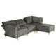 thumbnail image 4 of Sala Modular Makora Morelli Memory Foam Oxford Chenille De 4 módulos, 4 of 9