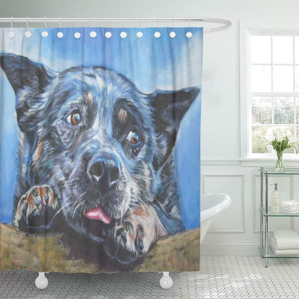 blue heeler painting