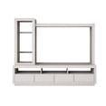 thumbnail image 2 of Centro De Entretenimiento Para Tv Entrepaños De Vidrio Gris Iktan Reinicia 21 Muebles, 2 of 8