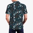 thumbnail image 2 of Polo Shirts for Men, Hand Painted Hummingbird Flower Cuteness Casual Mens Polo Shirts Short Sleeve Button Down Classic Mens Golf Polo Shirts, 2 of 7
