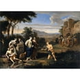 thumbnail image 3 of Gerard Hoet 18x14 Black Modern Framed Museum Art Print Titled - Ulysses and Nausicaa in an Arcadian Landscape, 3 of 5