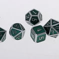 thumbnail image 3 of de 7 Dados Polihédricos Metal Dados Poliédricos D20 D12 D10 D8 D6 D4 para RPG de Roles - 14 mm Cromo yotijar Dados poliédricos, 3 of 8