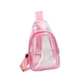thumbnail image 4 of Mochila transparente de PVC tipo bandolera Strade Fareast Limited rosa, 4 of 8