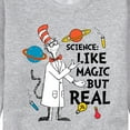 thumbnail image 3 of The Cat in the Hat - Science Like Magic But Real - Men's Crew Neck Fleece Pullover, 3 of 5