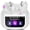 Milky white, variant on Wireless Earbuds, Bluetooth 5.4 Headphones with Multifunctional Touch Screen, 48H Bass Stereo Ear Buds with ANC/ENC Noise Cancelling/Transparency Mode, IPX7 Earphones with 5 EQ Modes for iOS Android