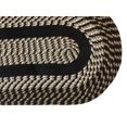 thumbnail image 4 of Better Trends L-Shaped Braided Rug, 20" x 48" x 48", Reversible 100% Polypropylene Indoor Corner Area Rug, Newport Collection – Black, 4 of 5